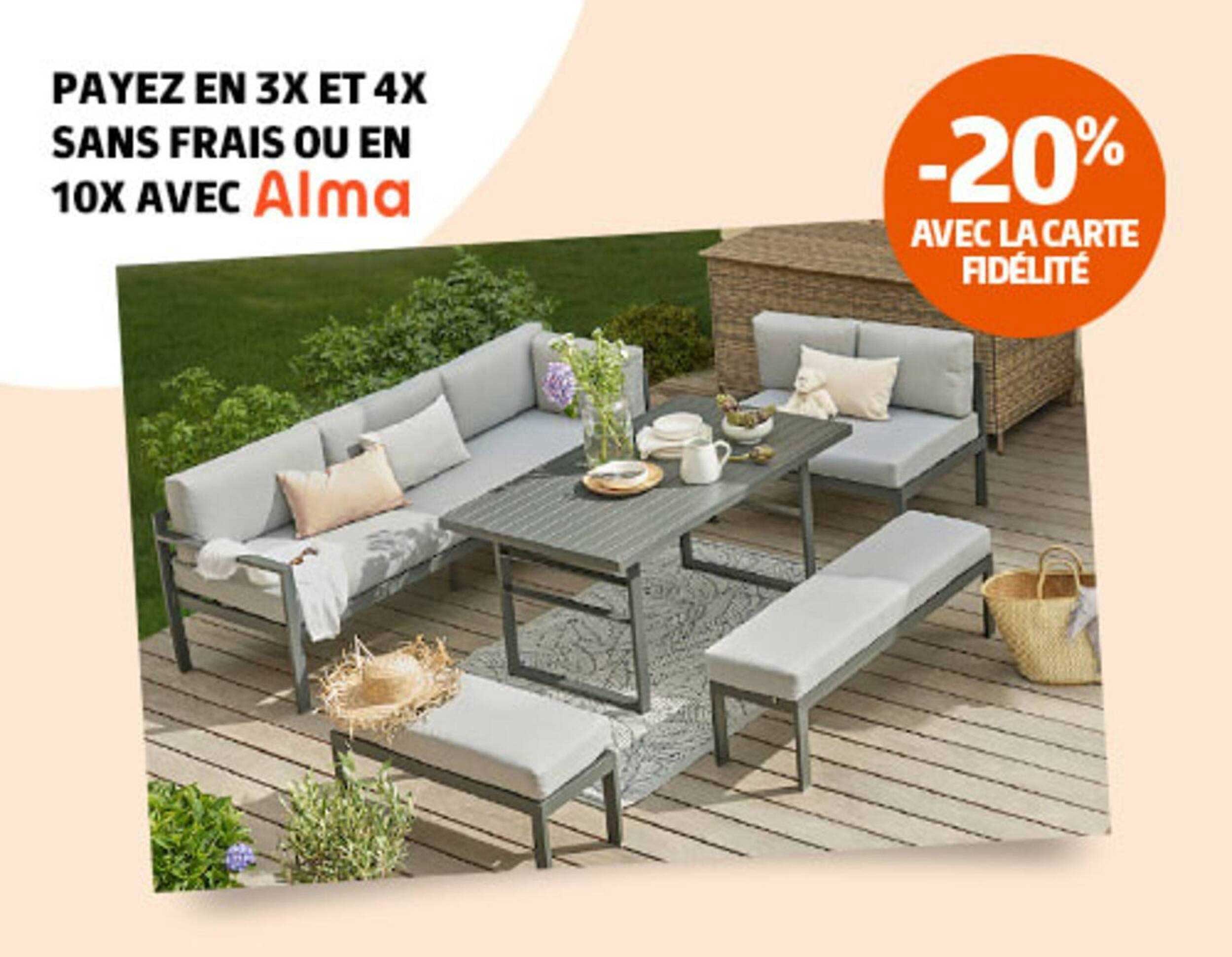 -20% avec la carte fidélité