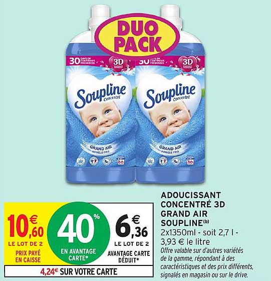 ADOUCISSANT CONCENTRÉ 3D GRAND AIR SOUPLINE
