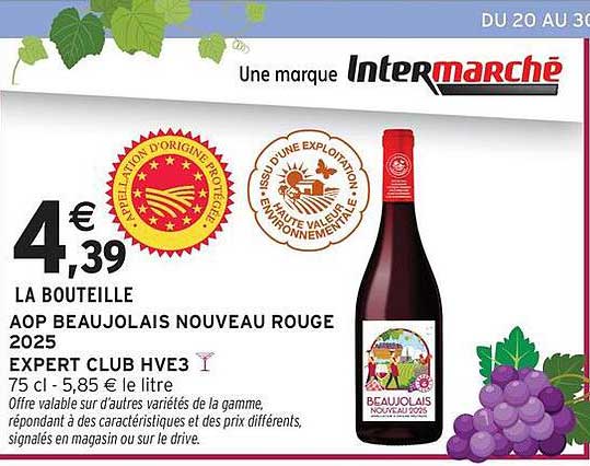 AOP BEAUJOLAIS NOUVEAU ROUGE 2025