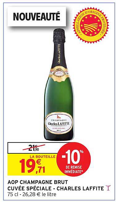 AOP CHAMPAGNE BRUT CUVÉE SPÉCIALE - CHARLES LAFFITE