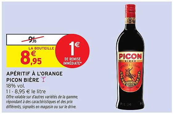 APÉRITIF À L'ORANGE PICON BIÈRE