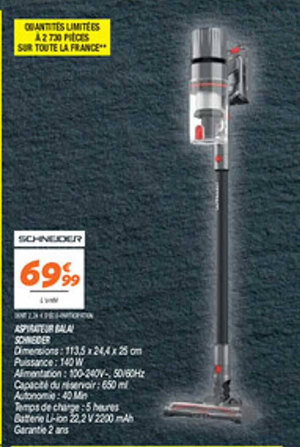 ASPIRATEUR BALAI SCHNEIDER