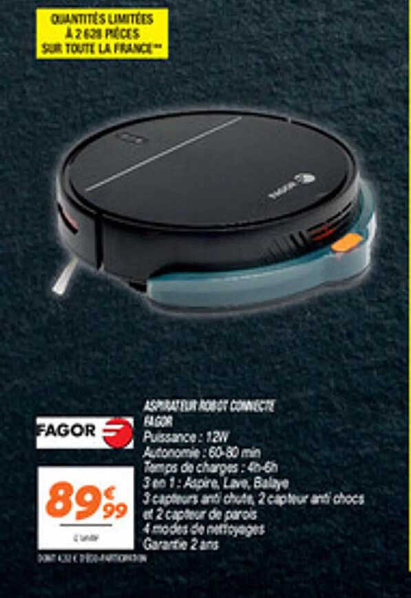 ASPIRATEUR ROBOT CONNECTÉ FAGOR