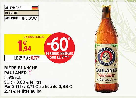 Bière Blanche Paulaner