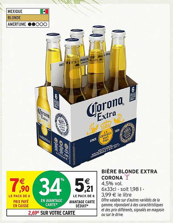BIÈRE BLONDE EXTRA CORONA
