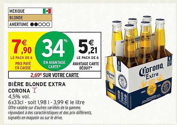 BIÈRE BLONDE EXTRA CORONA