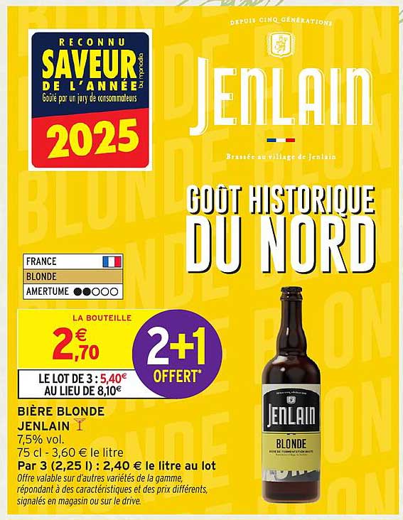 Bière Blonde Jenlain