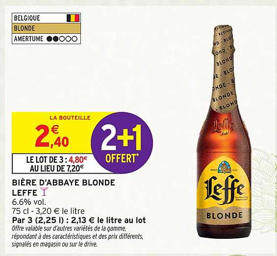 Bière d'Abbaye Blonde Leffe