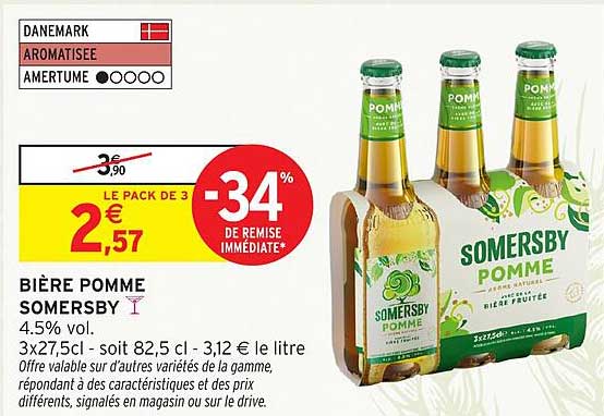 BIÈRE POMME SOMERSBY