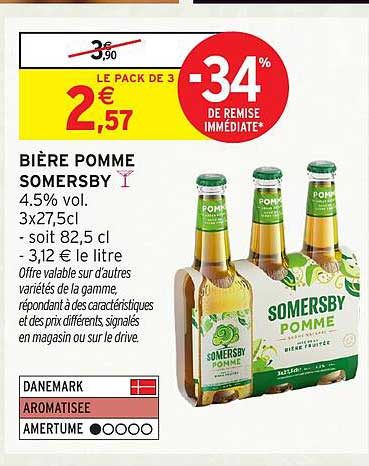 BIÈRE POMME SOMERSBY