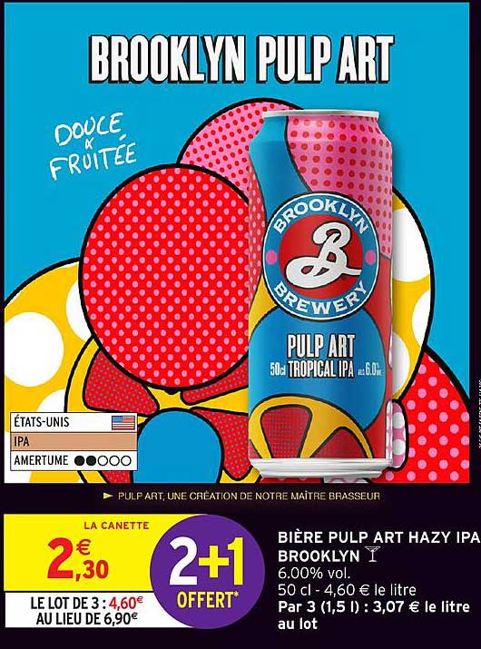 BIERRE PULP ART HAZY IPA BROOKLYN 1