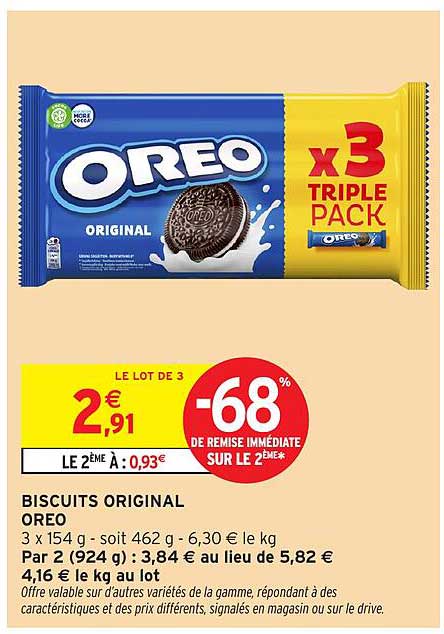 BISCUITS ORIGINAL OREO