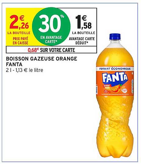 BOISSON GAZEUSE ORANGE FANTA