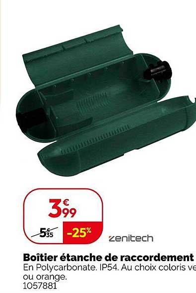 Boîtier étanche de raccordement