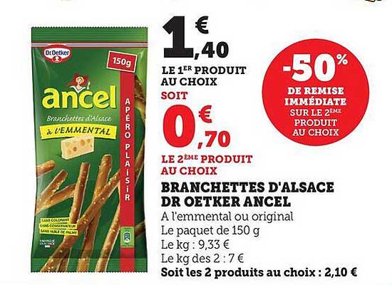 BRANCHETTES D'ALSACE DR OETKER ANCEL