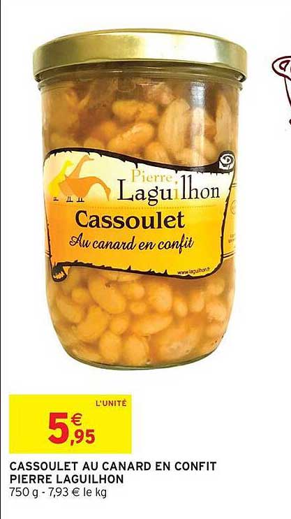CASSOULET AU CANARD EN CONFIT PIERRE LAGUILHON
