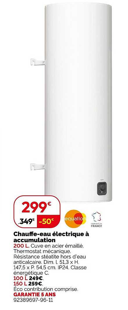 Chauffe-eau électrique à accumulation