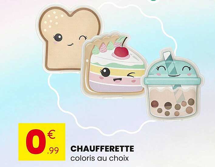 CHAUFFERETTE coloris au choix