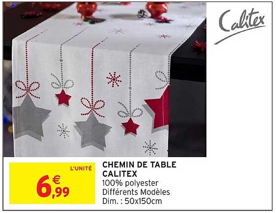 CHEMIN DE TABLE CALITEX