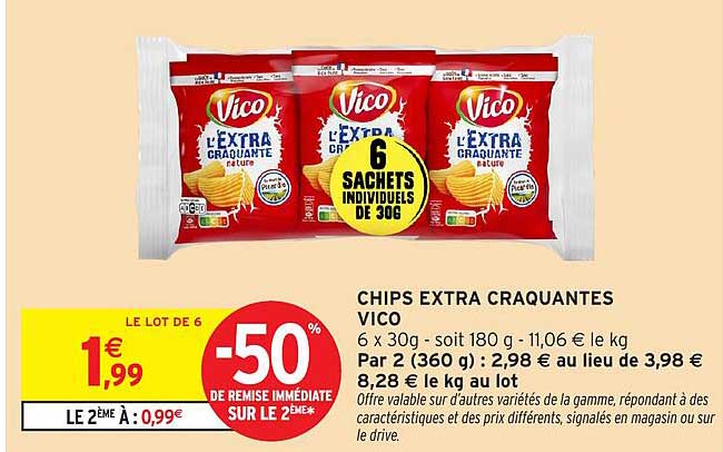 CHIPS EXTRA CRAQUANTES VICO