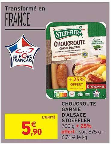 CHOUPROUTE GARNIE D'ALSACE STOEFFLER