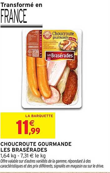 CHOUPROUTE GOURMANDE LES BRASERADES