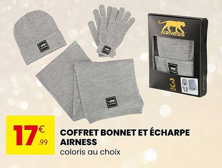 COFFRET BONNET ET ÉCHARPE AIRNESS