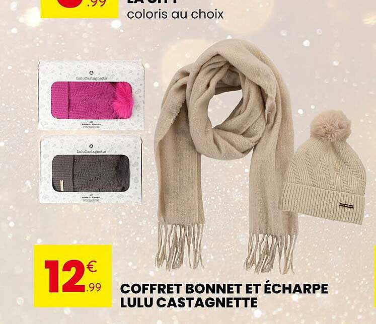 COFFRET BONNET ET ÉCHARPE LULU CASTAGNETTE