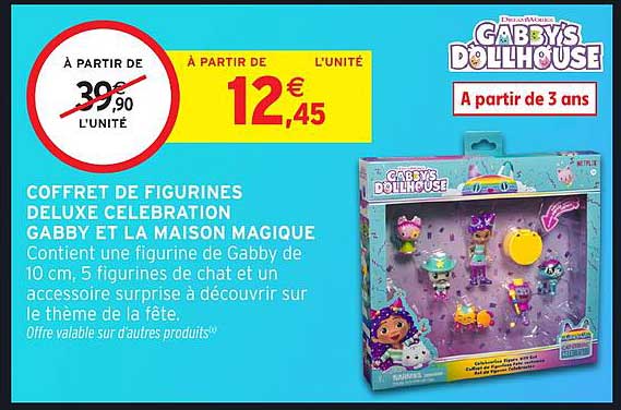 COFFRET DE FIGURINES DELUXE CÉLÉBRATION GABBY ET LA MAISON MAGIQUE