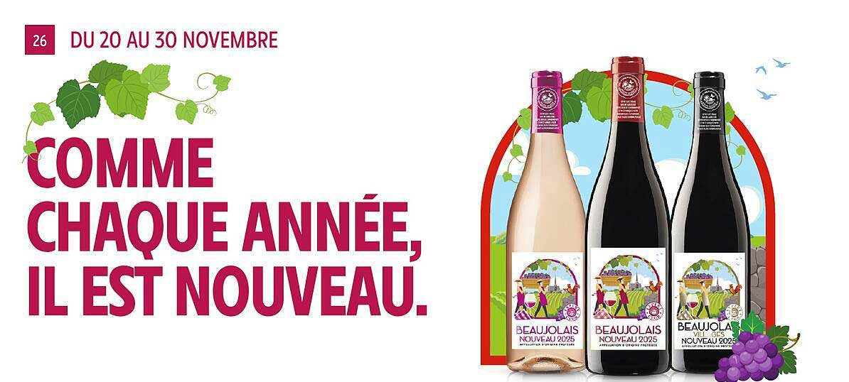 COMME CHAQUE ANNÉE, IL EST NOUVEAU.