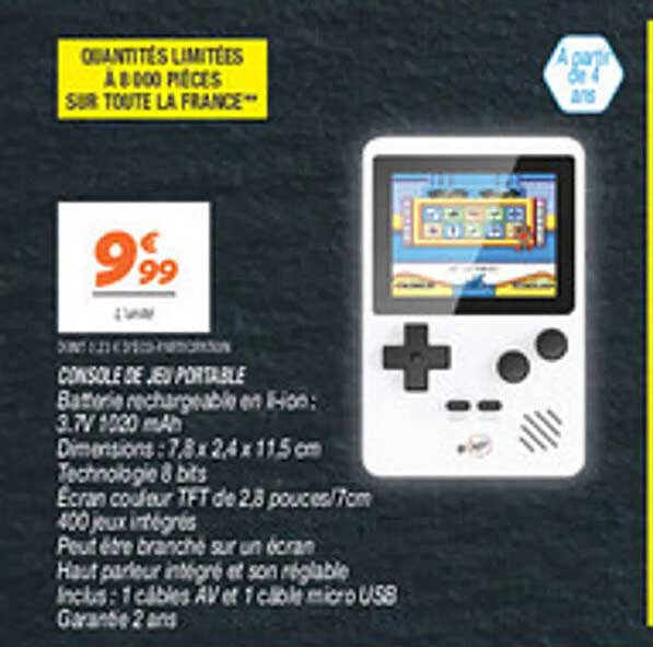 CONSOLE DE JEU PORTABLE