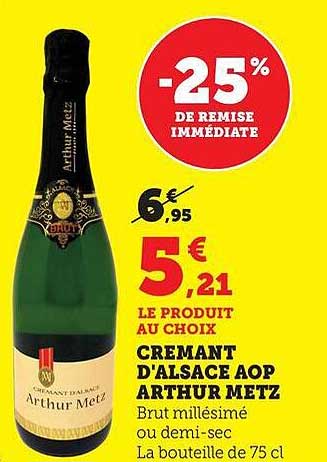 CREMANT D'ALSACE AOP ARTHUR METZ