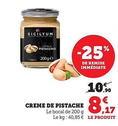 CRÈME DE PISTACHE