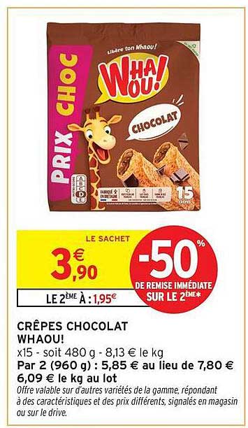 CRÊPES CHOCOLAT WHAOOU!
