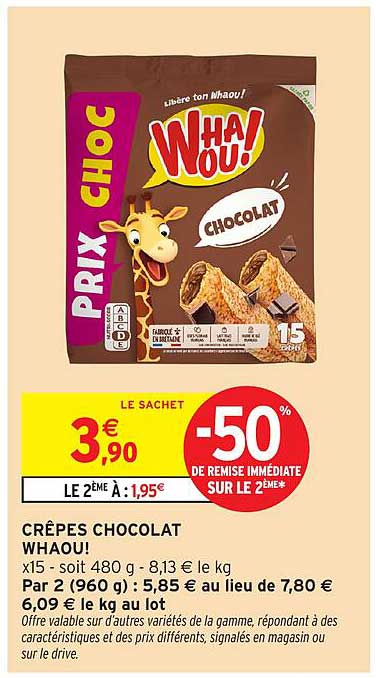 CRÊPES CHOCOLAT WHAOU!