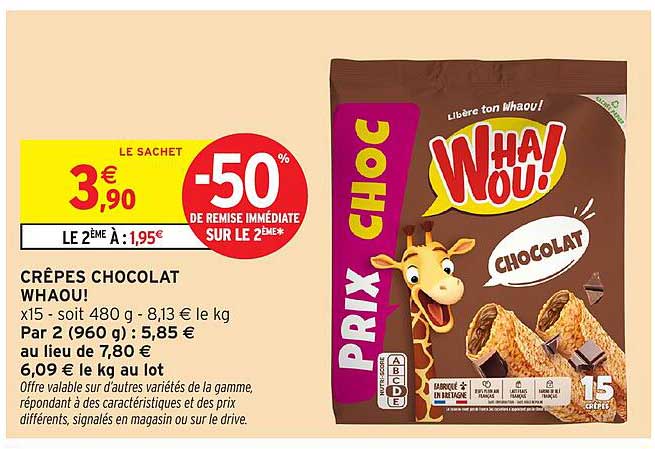 CRÊPES CHOCOLAT WHAOU!