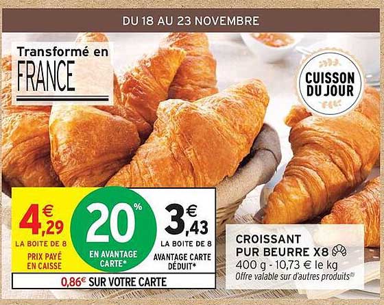 Croissant Pur Beurre X8