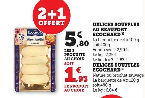 DELICES SOUFFLES AU BEAUFORT ECOCHARD