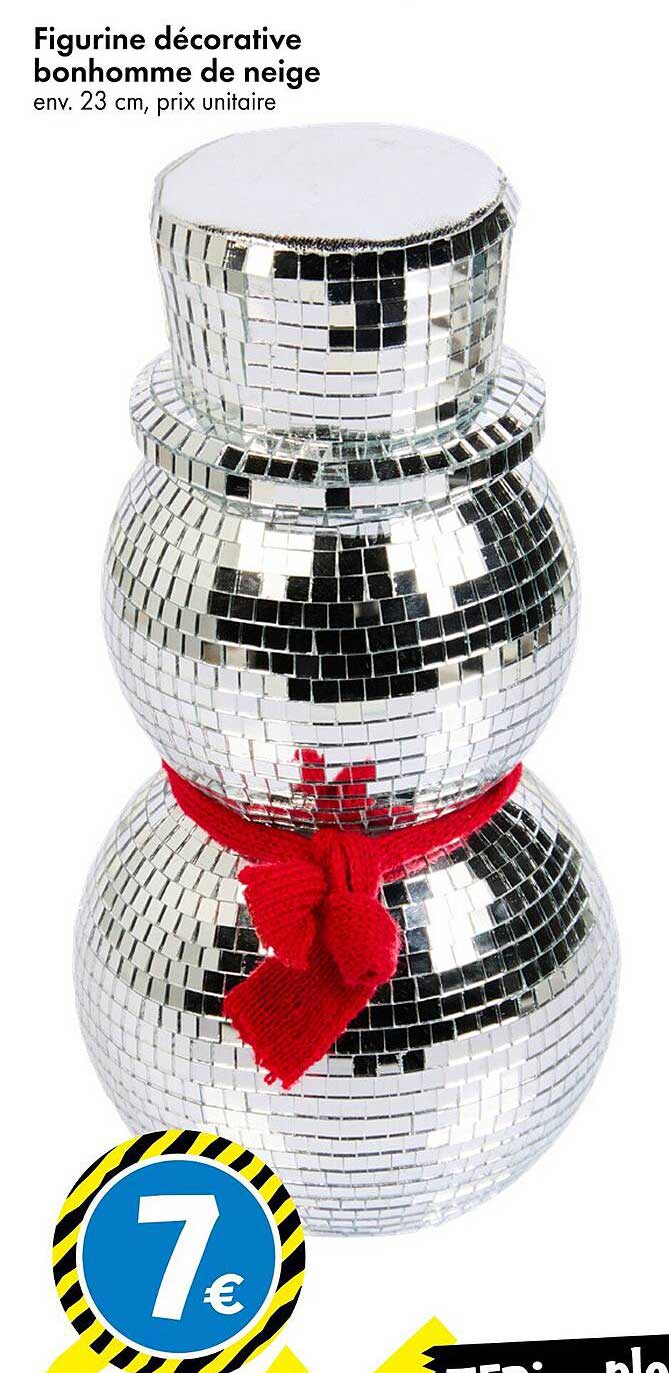 Figurine décorative bonhomme de neige