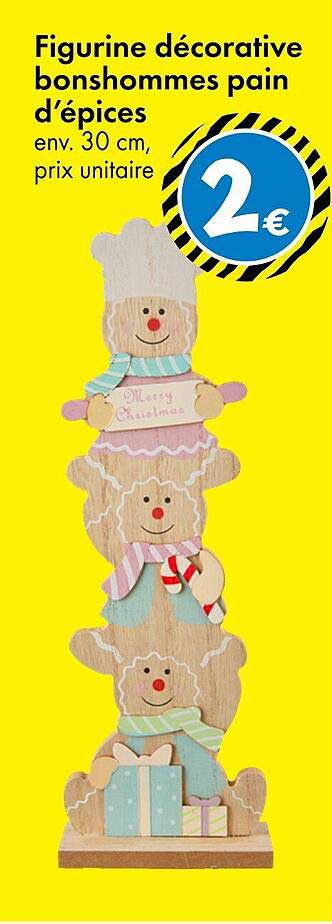 Figurine décorative bonshommes pain d’épices