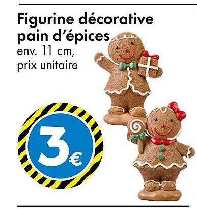 Figurine décorative pain d'épices