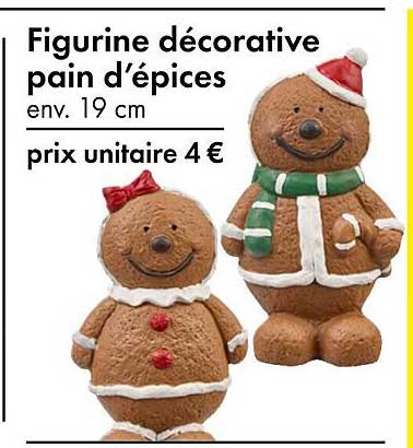 Figurine décorative pain d’épices