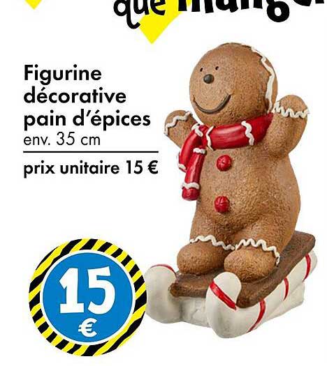 Figurine décorative pain d'épices