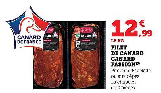 FILET DE CANARD CANARD PASSION