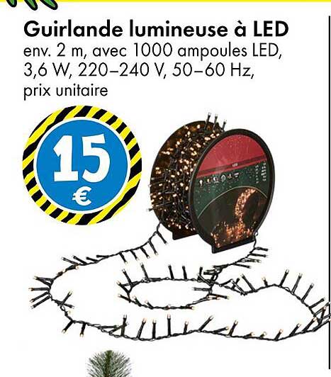 Guirlande lumineuse à LED