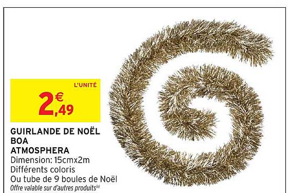 GUIRLANTE DE NOËL BOA ATMOSPHERA