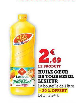 HUILE CŒUR DE TOURNESOL LESIEUR