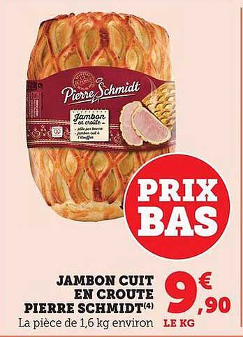 JAMBON CUIT EN CROUTE PIERRE SCHMIDT
