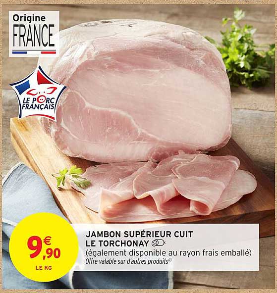 JAMBON SUPÉRIEUR CUIT LE TORCHONAY