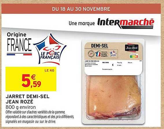 Jarret Demi-Sel Jean Rozé